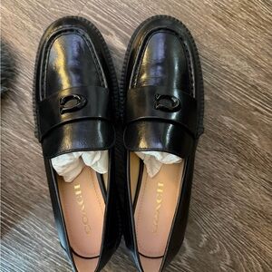 Coach Black Leah Loafers